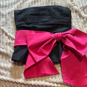 White House Black Market Satin Black Garment